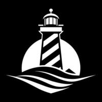 A light house flat style illustration, lighthouse vector