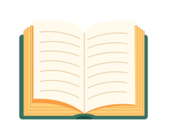 open book isolated png