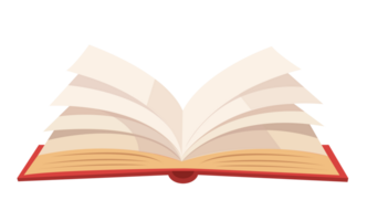 libro aperto isolato png