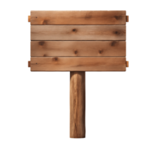 houten teken post geïsoleerd png