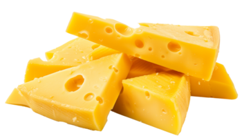 Käse Scheibe Stück isoliert png