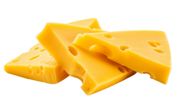 Käse Scheibe Stück isoliert png
