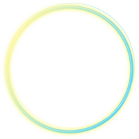 Neon- Ring glühen abstrakt Element png