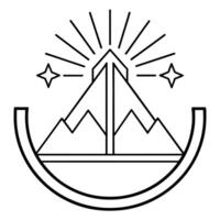 a minimalist success logo illustration vector
