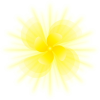 oro flor ilustración png