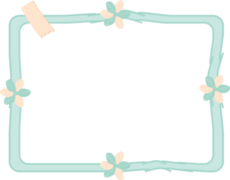 Notitie papier pastel illustratie png