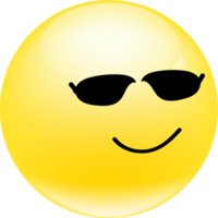 söt smart emoji element png