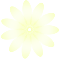 ilustração de flor amarela png