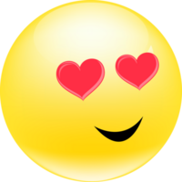 linda amor emoji elemento png