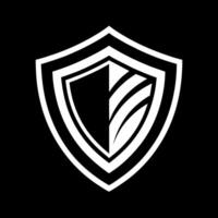 Security Shield logo design concept flat style illustration vector