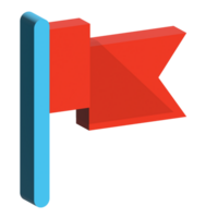 3d Symbol Flagge Element png