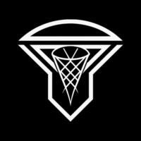 Basketball ball logo illustration vector