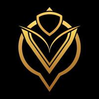 oro joyería tienda logo Arte ilustración con un Perfecto elegante moderno forma vector