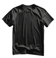 elegant schwarz Besatzung Hals T-Shirt. png