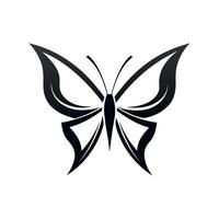 Butterfly logo illustration, a flying butterfly logo concept vector