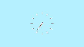 Clock time lapse animation. video
