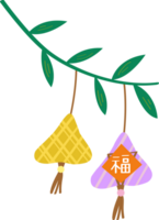 fragrant sachets on the bamboo png