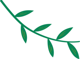 cute green bamboo leaves png