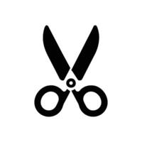 a pair of scissors is shown on a white background vector