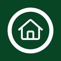 green house icon vector