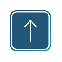 up direction arrow icon. illustration vector