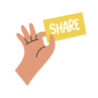 Share icon illustration png