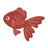 Koi fishes illustration png