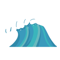 Sea wave illustration png