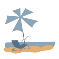 sommar strand illustration png