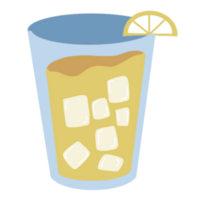 Lemonade ice water illustration png