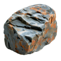 Rock. Stone isolated. Grey rock top view png