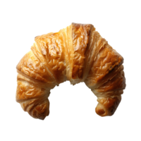 croissant. francês pastelaria croissant topo visualizar. sopro pastelaria sobremesa isolado png