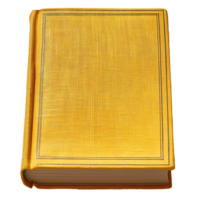 amarelo livro topo Visão isolado png