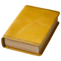 yellow book top view isolated png