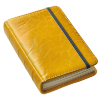 yellow book top view isolated png