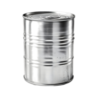 Canned food, tin can isolated on transparent background, cut out, or clipping path. png