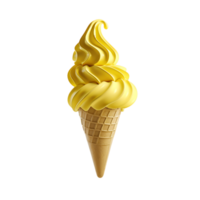 Tempting Scoop in Cone Isolated Clip Collection png