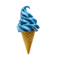 lecker Eis Sahne im Kegel mit klar Hintergrund png