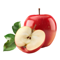 Crisp Apple on Clear Background png