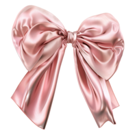 Shiny Ribbon Bow in Transparent Design png