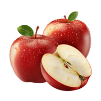 Fresh Apple Isolated with Transparency png