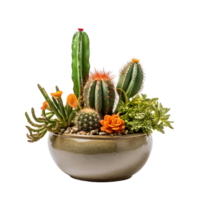 Clear Desert Succulent Plant Design Kit png