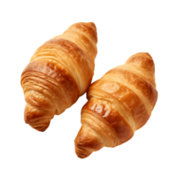 Whole Croissant with Transparent Background png