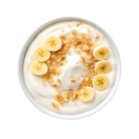 Vanilla Pudding Euphoria Banana Slices with Crunchy Cereals png