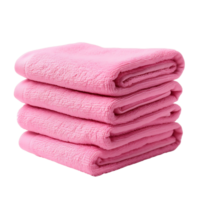 Blushing Beauty Stack of Delicate Pink Towels png