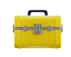 Toolbox icon 3d rendering illustration png