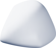 3d impostato di roccia pietra png