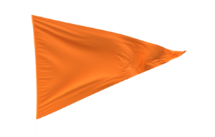 Flag mockup on transparent png