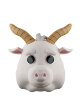 3D Illustration Goat Head png