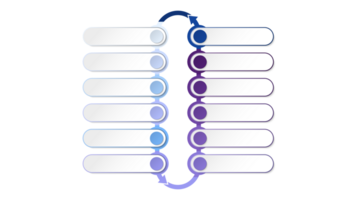 azul tono circulo infografía con 12 pasos, proceso o opciones presentación diapositiva modelo. png